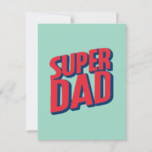 Superdad Postcard