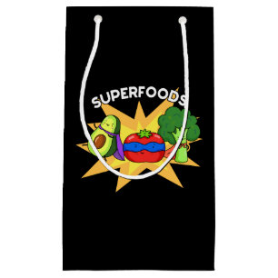 Superfoods Funny Vegetable Pun  Small Gift Bag