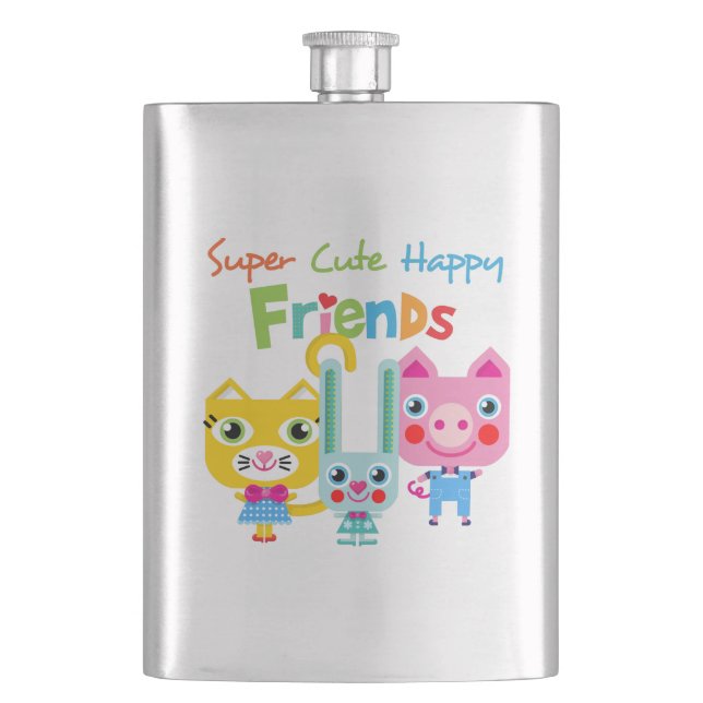 superfriends.png hip flask (Front)