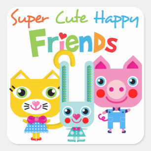 superfriends.png square sticker