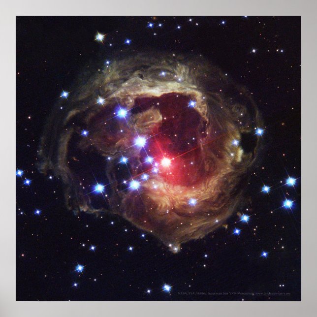Supergiant Star V838 Monocerotis 12x12 (12x12) Poster (Front)