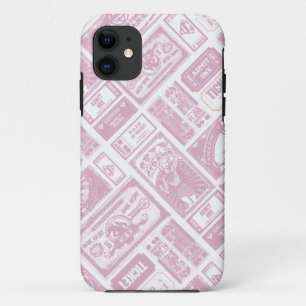 Supergirl Admit One Pattern Pink iPhone 11 Case