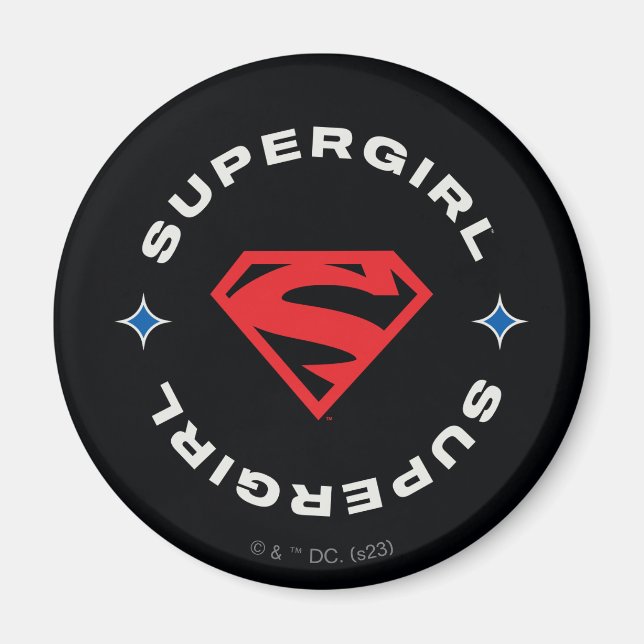 Supergirl Age of Heroes Circle S-Shield Magnet (Front)