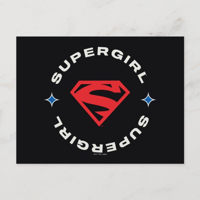 Supergirl Age of Heroes Circle S-Shield Postcard (Front)