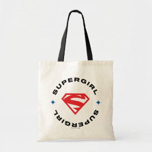 Supergirl Age of Heroes Circle S-Shield Tote Bag