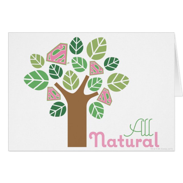 Supergirl All Natural Tree (Front Horizontal)