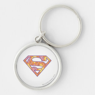 Supergirl Argyle Logo Key Ring