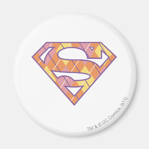 Supergirl Argyle Logo Magnet
