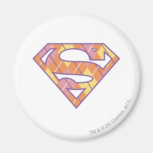 Supergirl Argyle Logo Magnet (Front)