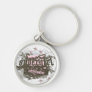 Supergirl Attitude Key Ring
