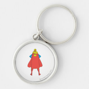 Supergirl Back View Key Ring