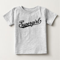 Supergirl Baseball All-Star Name Logo