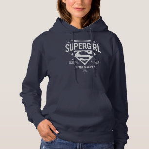 Supergirl Better Than Ever Retro Graphic Hoodie