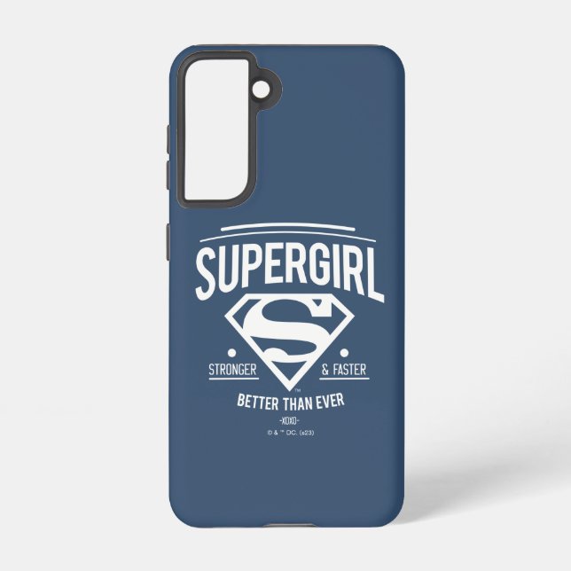 Supergirl Better Than Ever Retro Graphic Samsung Galaxy S21 Case (Back)