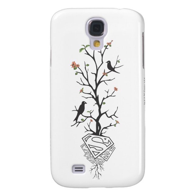 Supergirl Birds in the Tree Case-Mate Samsung Galaxy Case (Back)