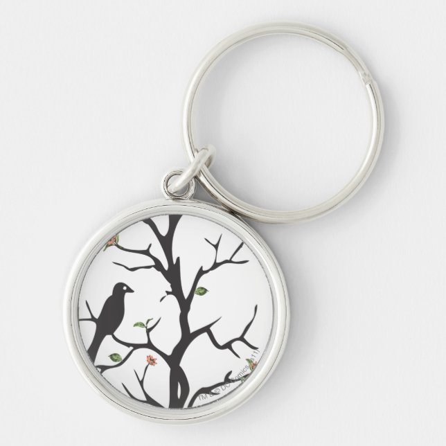 Supergirl Birds in the Tree Key Ring (Front)