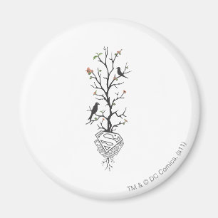 Supergirl Birds in the Tree Magnet