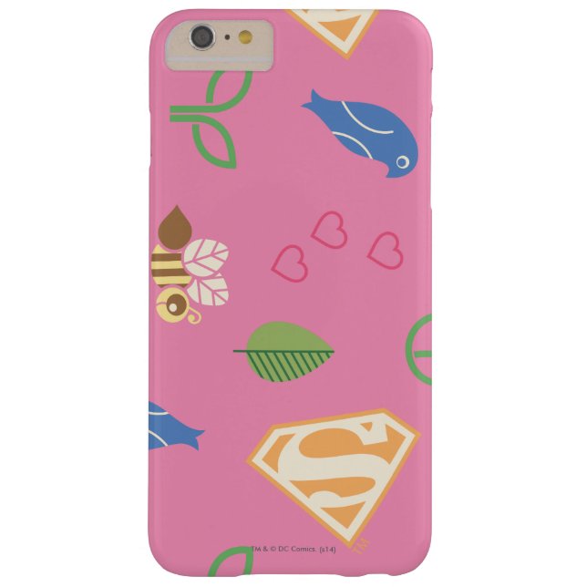 Supergirl Birds & the Bees Pink Case-Mate iPhone Case (Back)