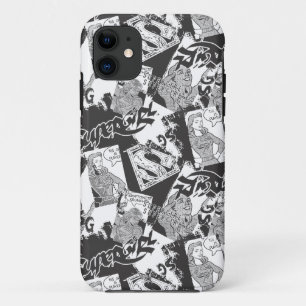 Supergirl Black and White Collage 2 iPhone 11 Case