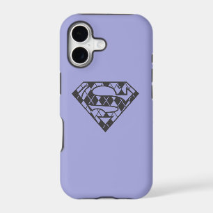 Supergirl Black Argyle Logo