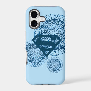 Supergirl Blue Circle Design