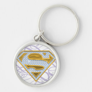 Supergirl Blue Jewels 2 Key Ring