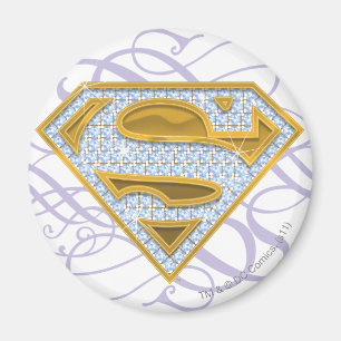 Supergirl Blue Jewels 2 Magnet