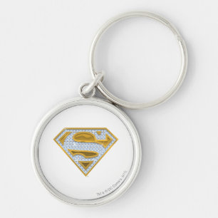 Supergirl Blue Jewels Key Ring