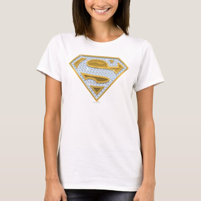 Supergirl Blue Jewels T-Shirt (Front)