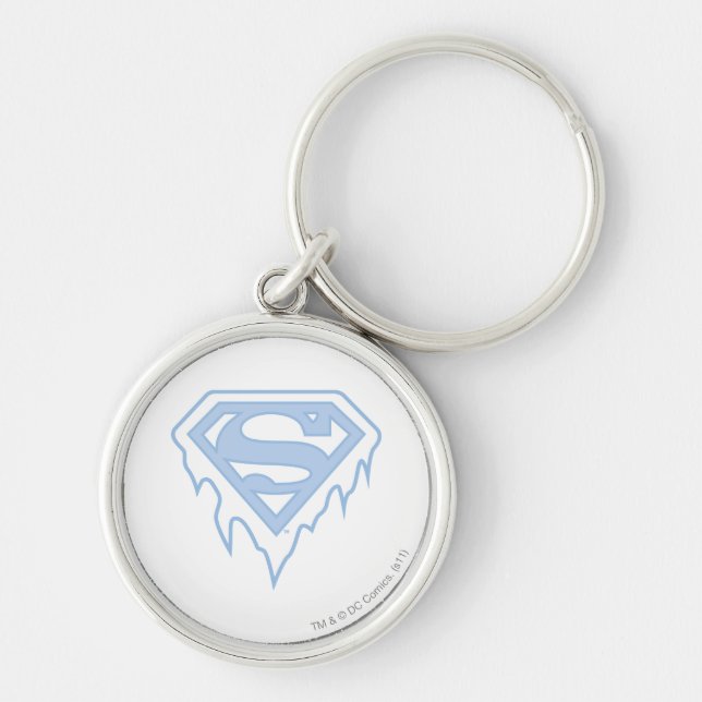 Supergirl Blue Logo Key Ring (Front)