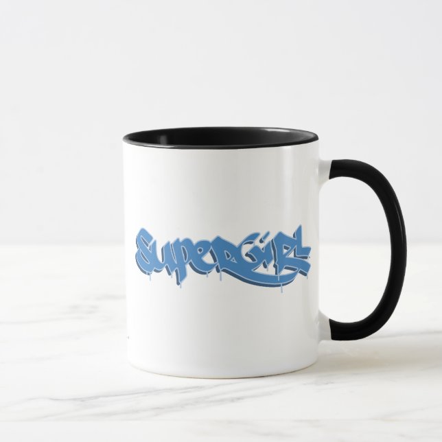 Supergirl Blue Logo Mug (Right)