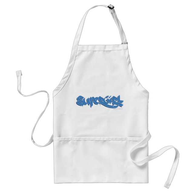 Supergirl Blue Logo Standard Apron (Front)