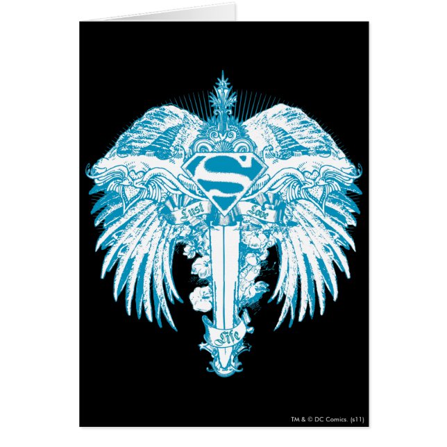 Supergirl Blue Wings (Front)