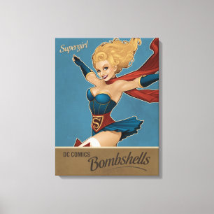 Supergirl Bombshell Canvas Print