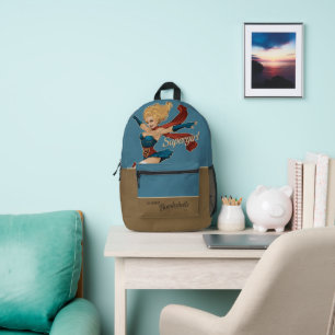 Supergirl Bombshell Printed Backpack
