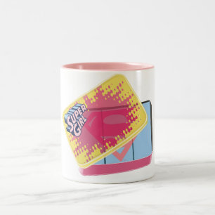 Supergirl Box Two-Tone Coffee Mug