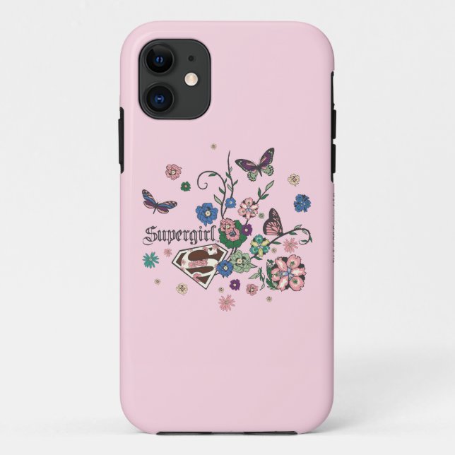 Supergirl Butterflies Case-Mate iPhone Case (Back)