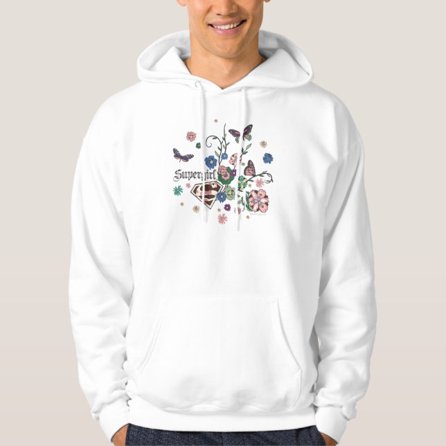 Supergirl Butterflies Hoodie (Front)