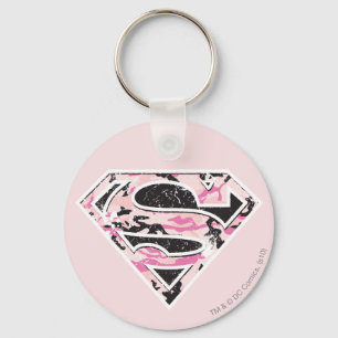 Supergirl Camouflage Logo Key Ring
