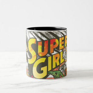 Supergirl Chains Two-Tone Coffee Mug