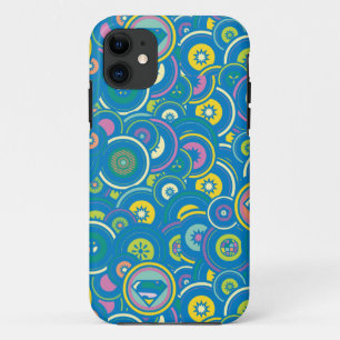 Supergirl Circle Blue Pattern iPhone 11 Case