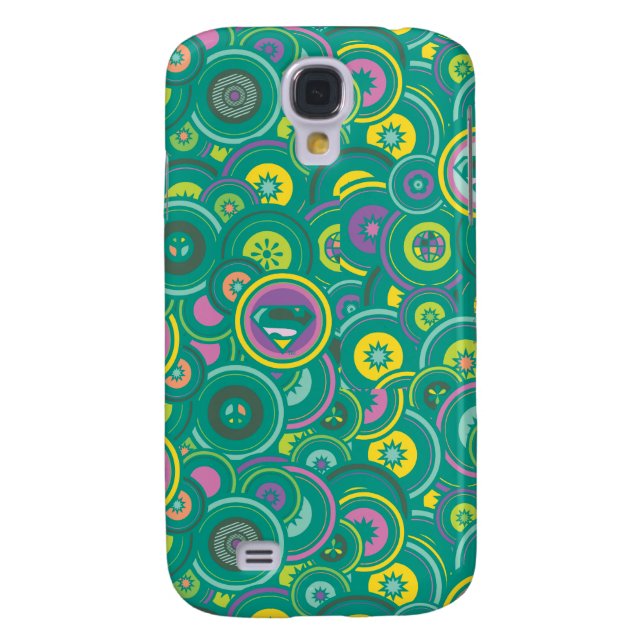 Supergirl Circle Green Pattern Case-Mate Samsung Galaxy Case (Back)