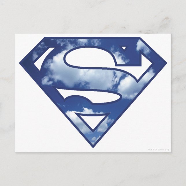 Supergirl Cloud Logo Postcard (Front)