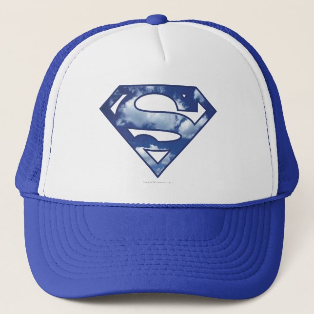 Supergirl Cloud Logo Trucker Hat (Front)