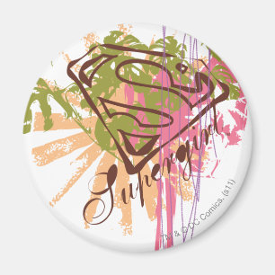 Supergirl Colour Splash Magnet