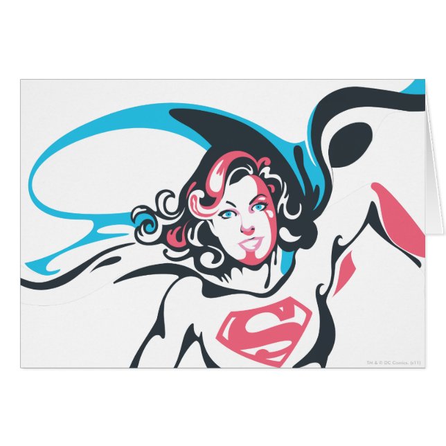Supergirl Colour Splash Pose 2 (Front Horizontal)