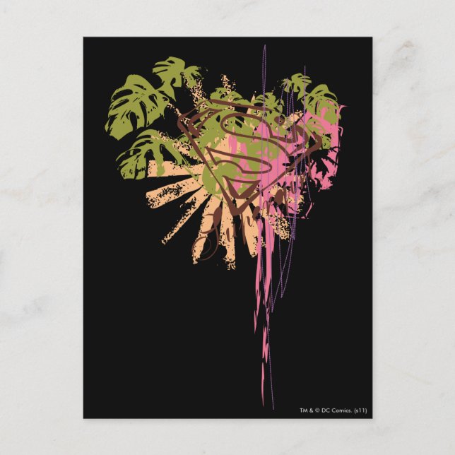 Supergirl Colour Splash Postcard (Front)