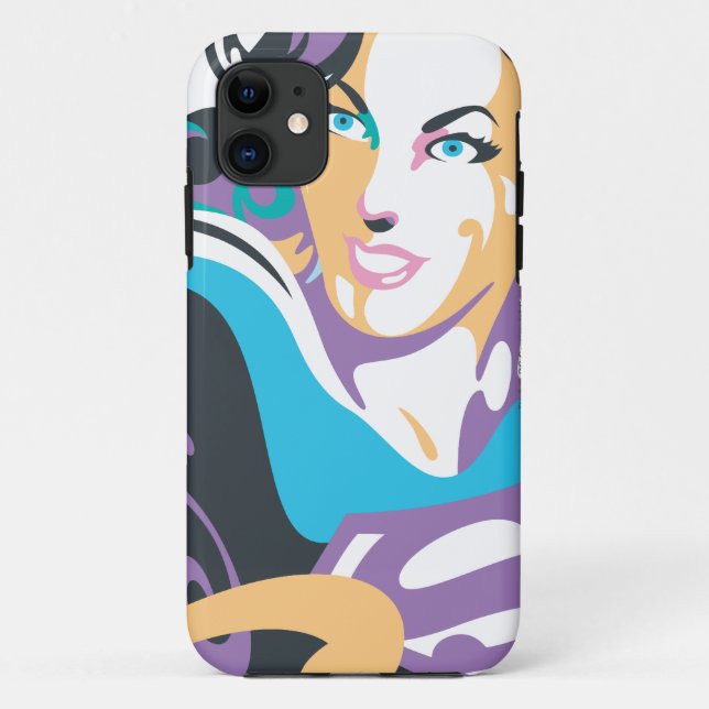 Supergirl Colour Splash Swirls 1 Case-Mate iPhone Case (Back)