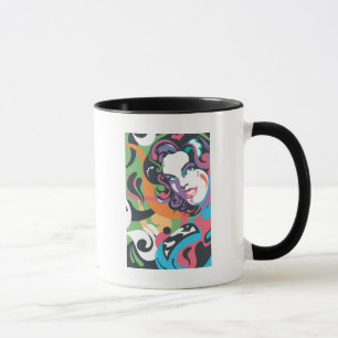 Supergirl Colour Splash Swirls 4 Mug