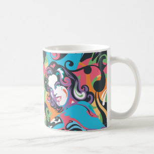 Supergirl Colour Splash Swirls Pattern 1 Coffee Mug
